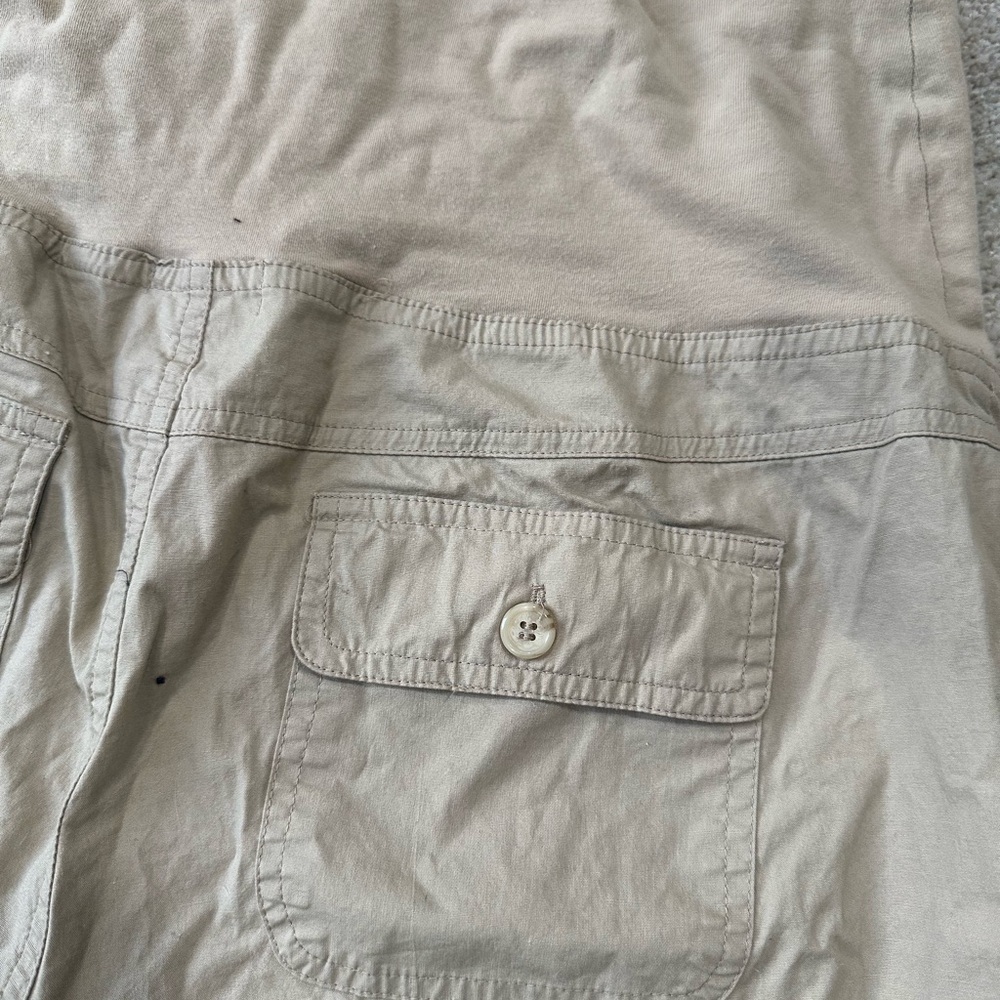 Three Seasons Maternity Beige Shorts - Picture 5 of 6